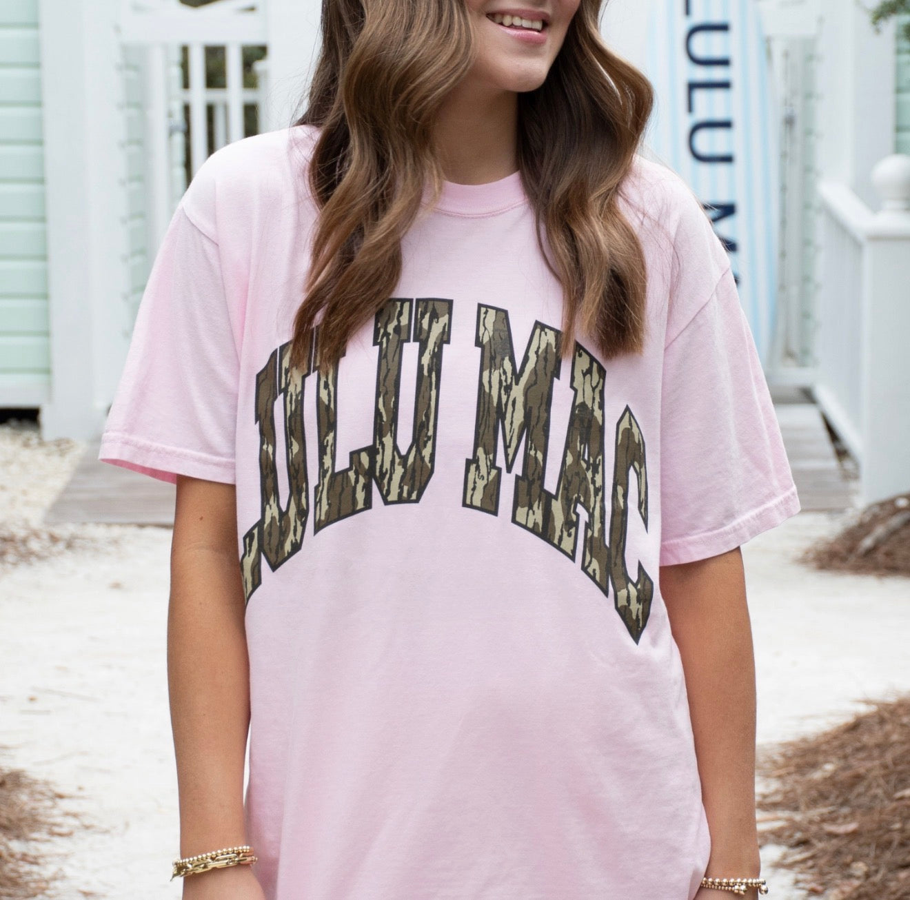 Lulu Mac pink camo tee